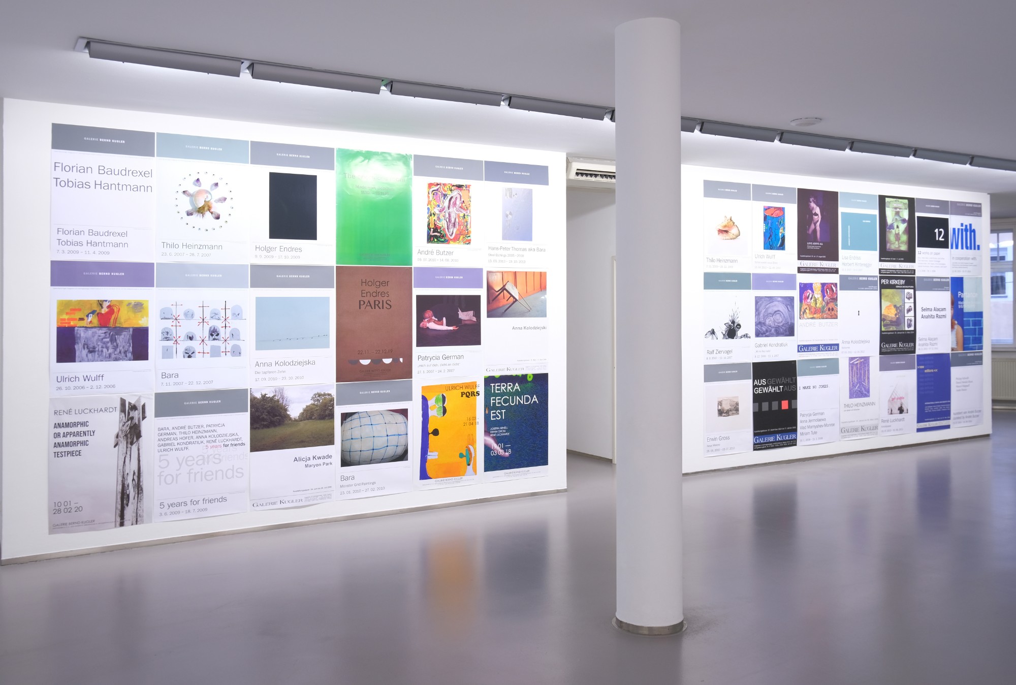 Ausstellungsplakate 2004 - 2020, Exhibition view, 2020