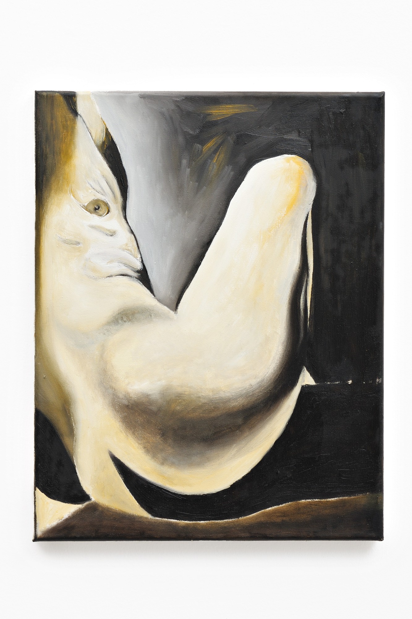 René Luckhardt, Untitled Nude, 2015, oil on canvas, 45 x 35 cm