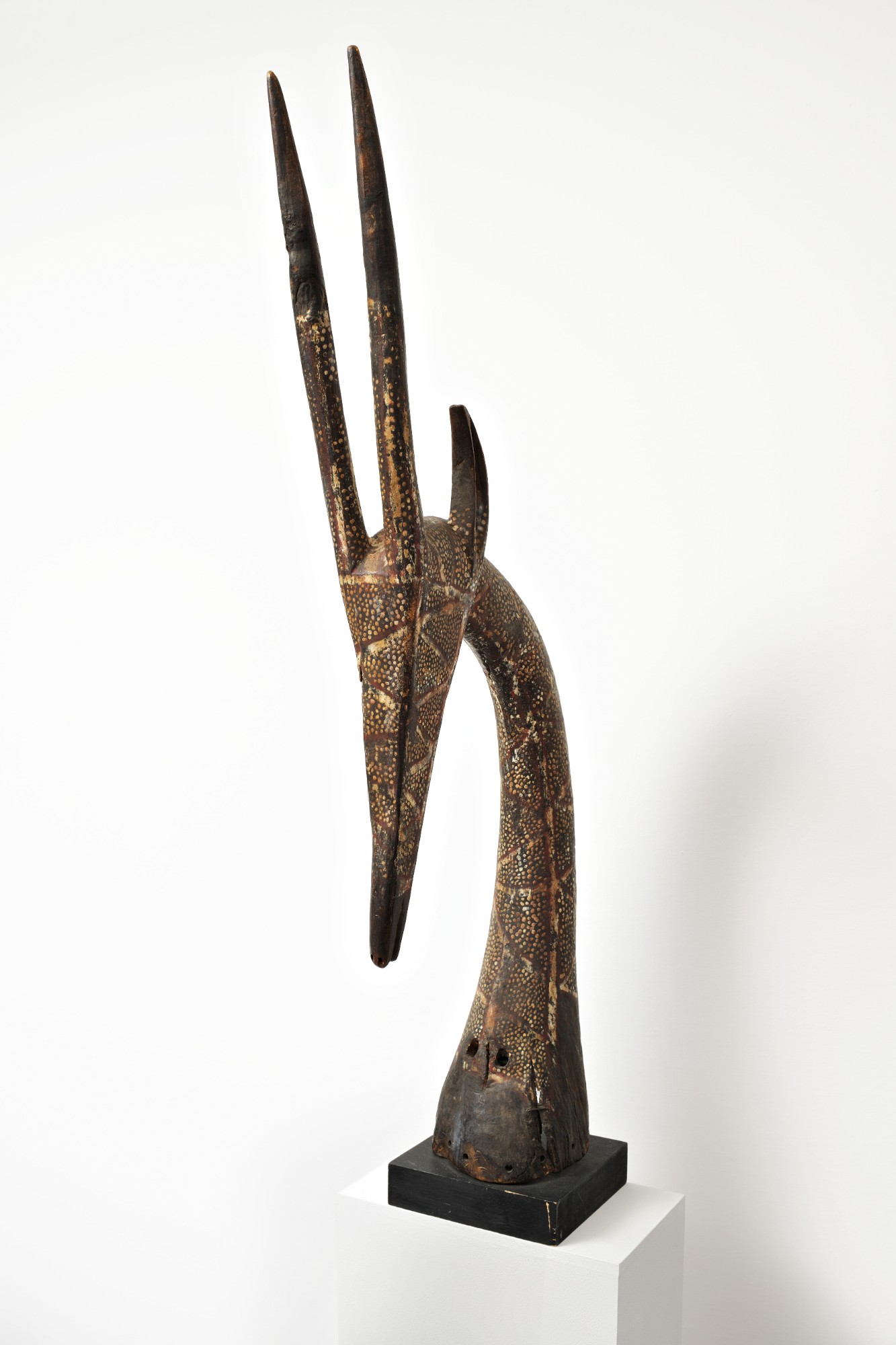 West African Uppervolta, Kurumba Antilope of the Mossi Tribe, about 1925, wood, 114 x 18 x 30 cm