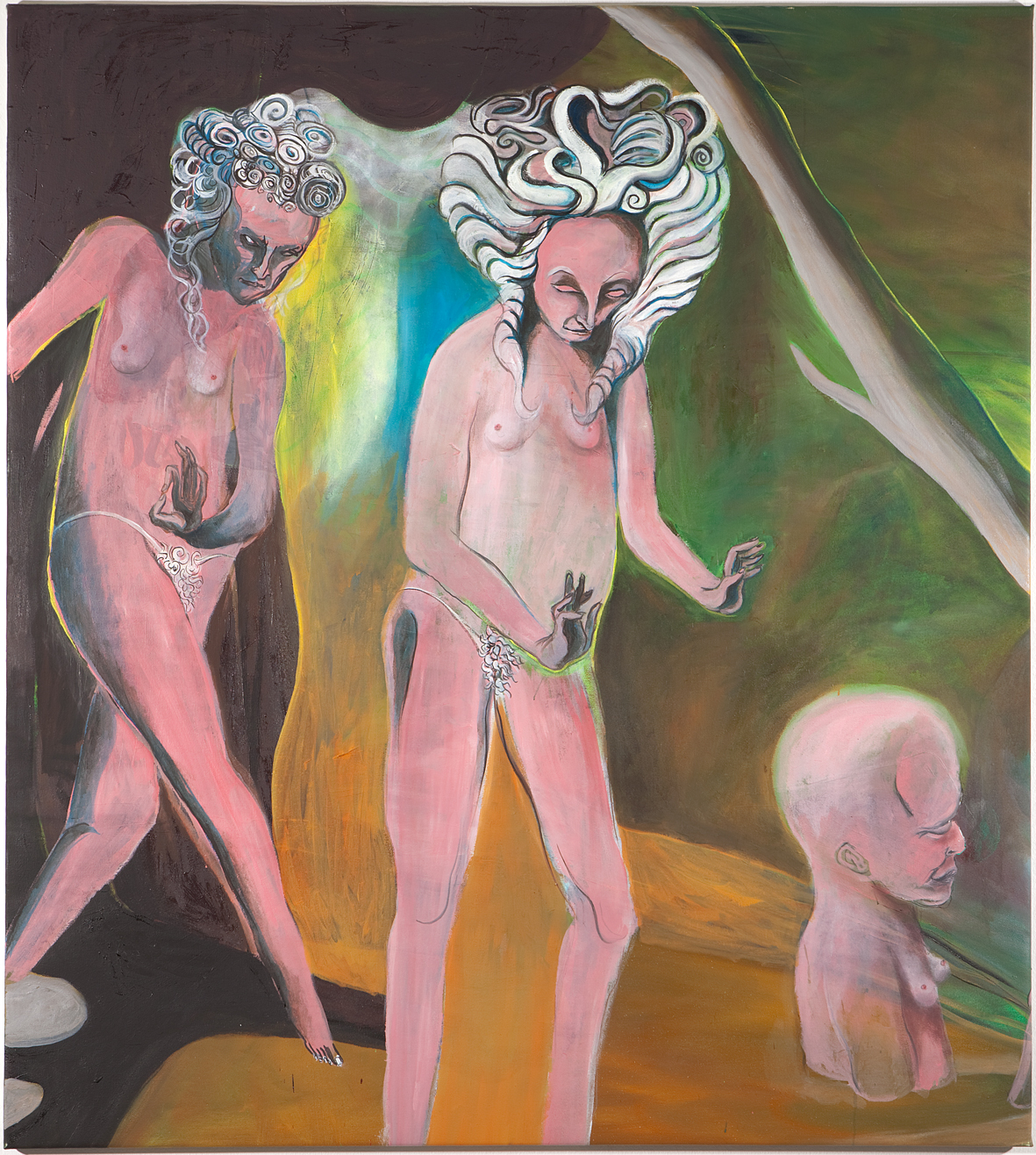 René Luckhardt, La joie printanière (Jungbrunnen), 2009, oil on canvas, 150 x 135 cm