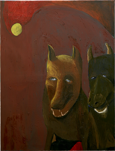 René Luckhardt, untitled, 2007, oil on canvas, 99 x 75 cm
