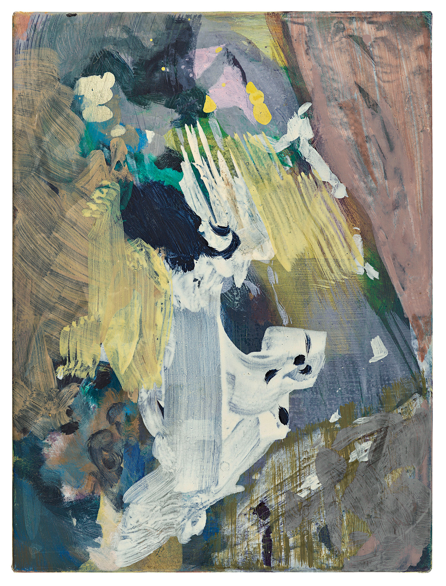 Maki Na Kamura, LD LXXXI, 2021, oil, egg tempera on canvas, 60,5 x 45 cm