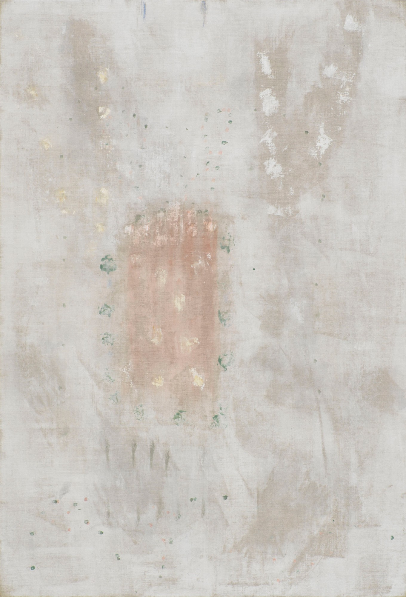 Erwin Gross, untitled, 2018, acrylic, pigment on canvas, 220 x 150 cm