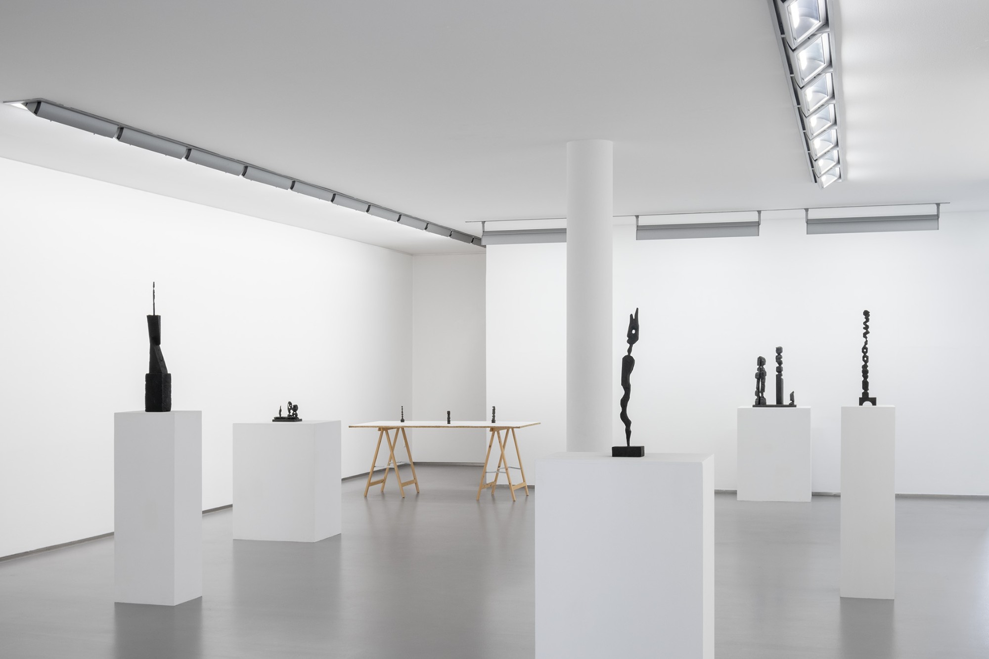 A.R. Penck, Sculptures, Exhibition view, 2024